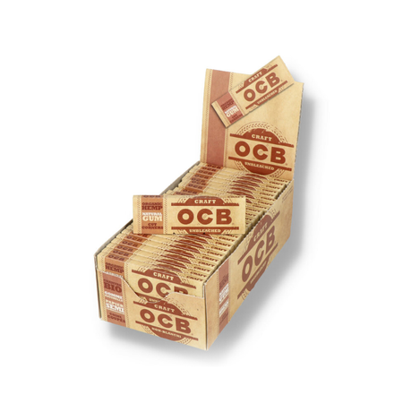 OCB Craft Hemp Regular Cigarette Papers Full Box (50 Packs)