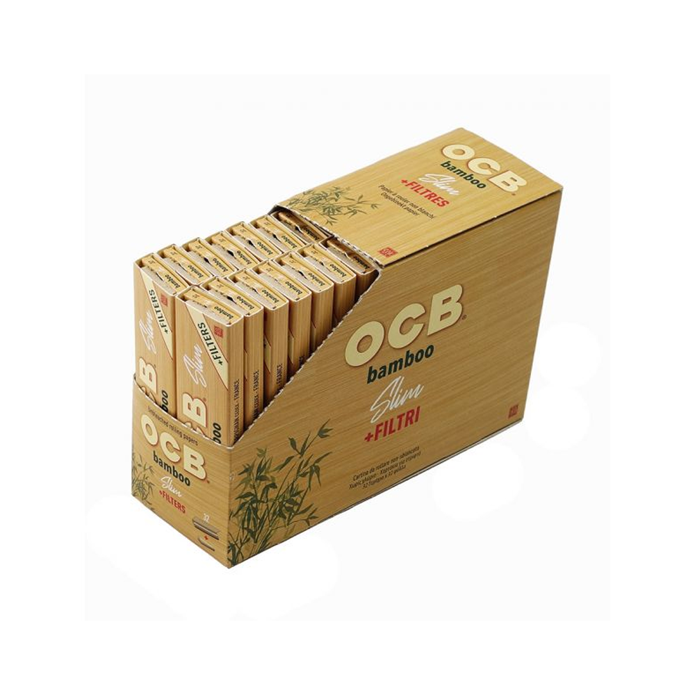 Clearance OCB Bamboo King Size Slim + Tips 32pack