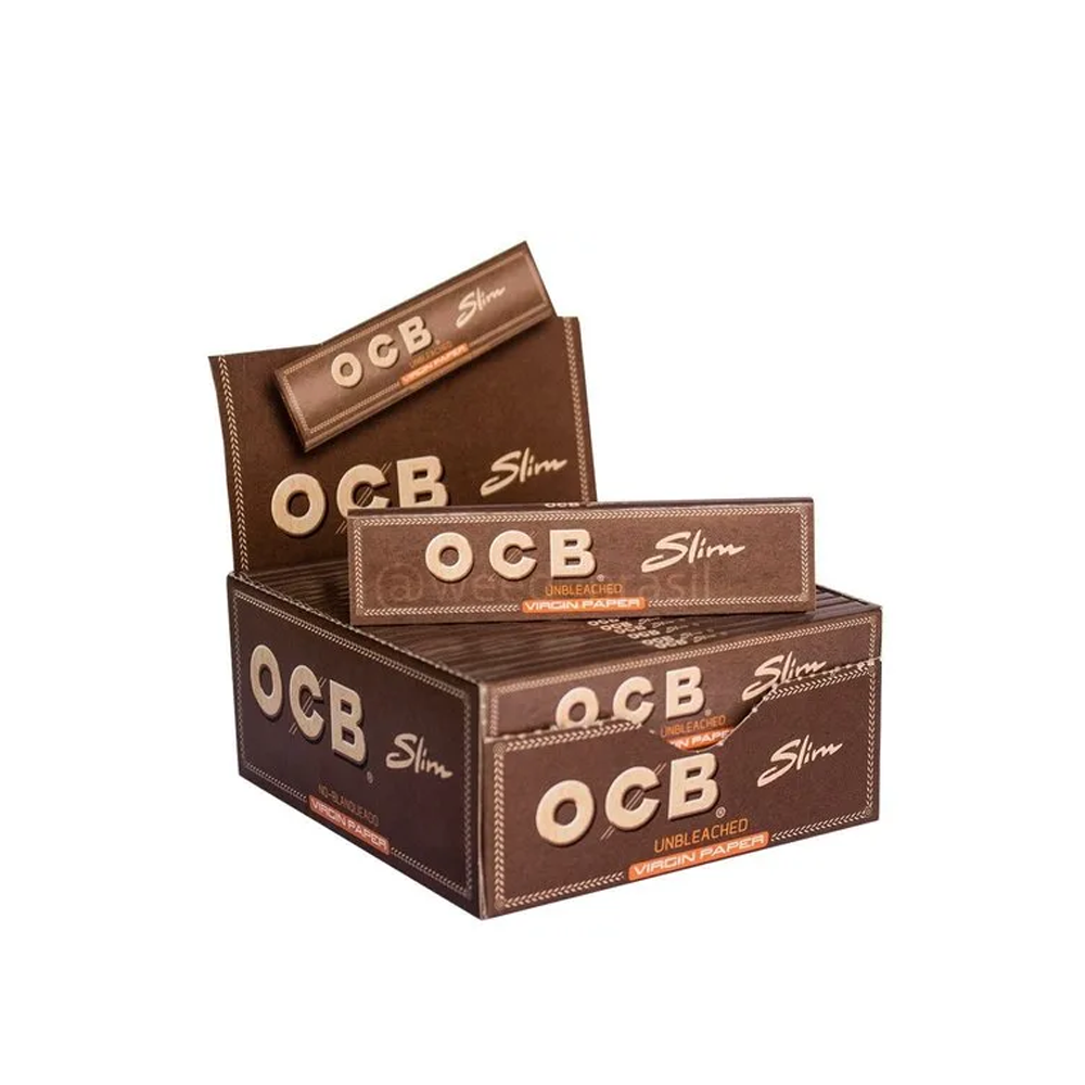 OCB King Size Rolling Paper Brown Virgin 50 pack
