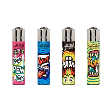 Clipper Lighter ONOMATOPOEIA CL3A2102UKH X 48 lighters