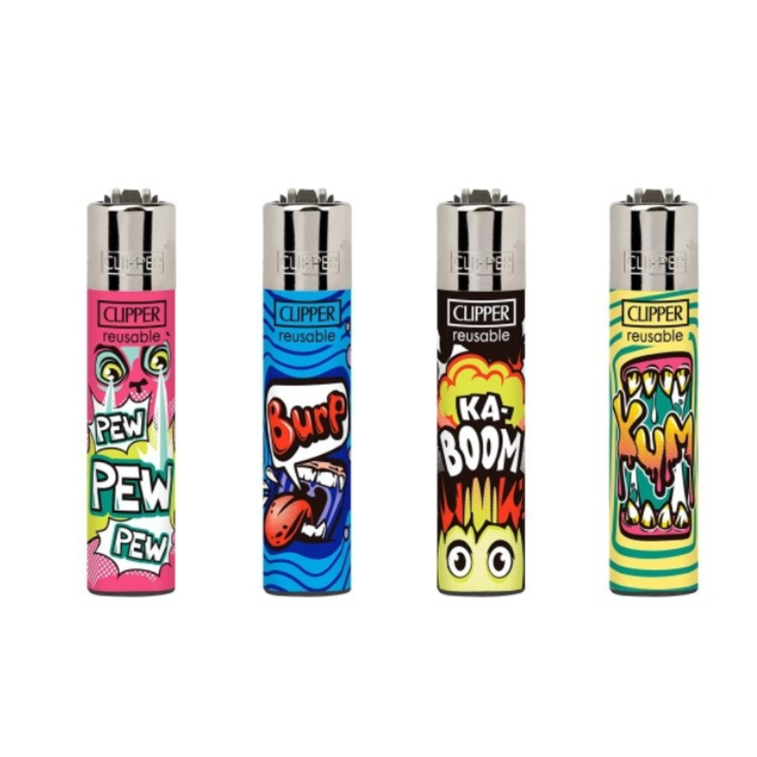 Clipper Lighter ONOMATOPOEIA CL3A2102UKH X 48 lighters
