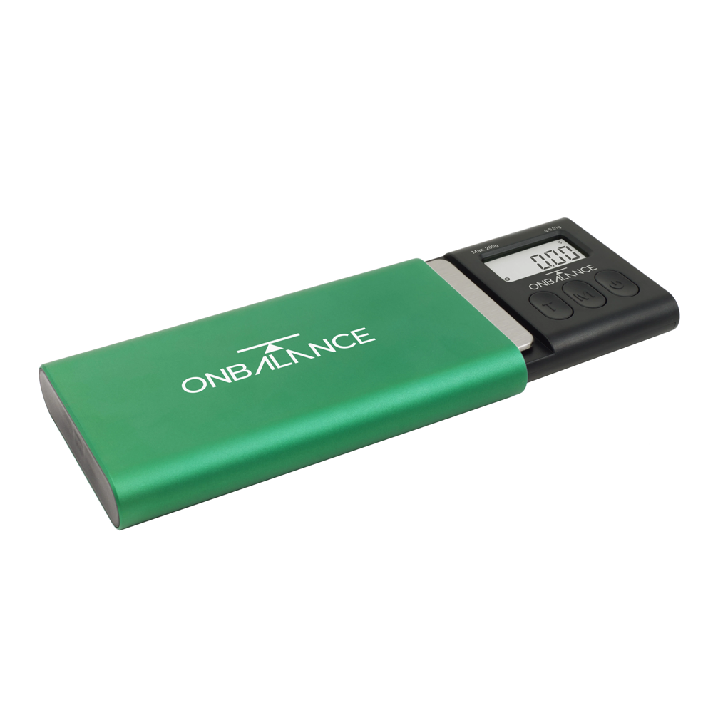 SD-200-GN On Balance SLIDE Pocket Scale - Green 200g x 0.01g