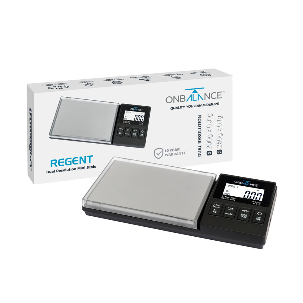 REG-250 Regent Jewellery Scale 200g x 0.01g/250g x 0.1g On Balance