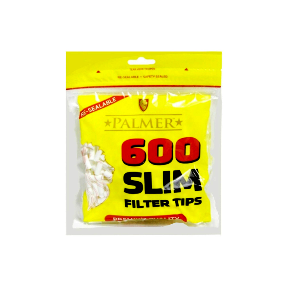 Palmer Slim Filter Tips Bags 600s x 25 bags