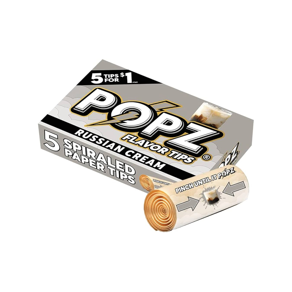 POPZ Flavor Tips Russian Cream 5 Pack x 12