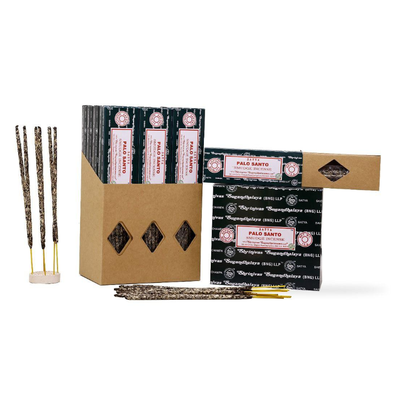 Smudge Satya Incense Sticks Palo Santo 25grm 12 pack