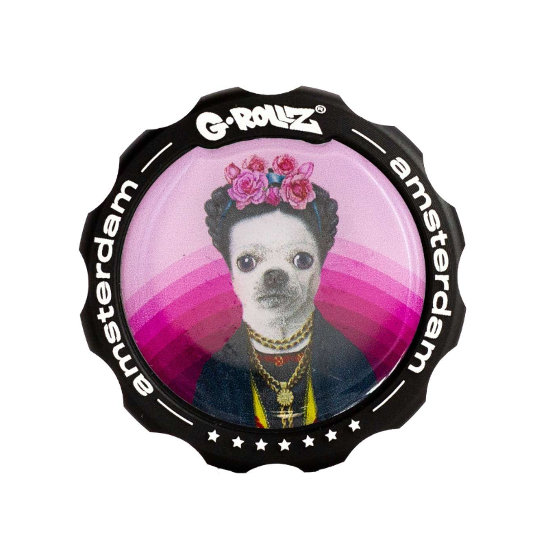 G-Rollz | Pets Rock 'Mexico' 3part Grinder - 53mm - 6pc In Display