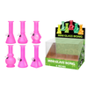 Mini Glass Bong Pink Assorted Design 6inch x 6