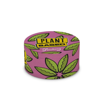 Single Smoking 4-Part XL Full Printed Metal Grinder ‘Plant Based’ x 1
