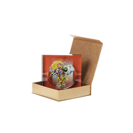 Pop Art Sunglasses Square Glass Ashtray in Display Box