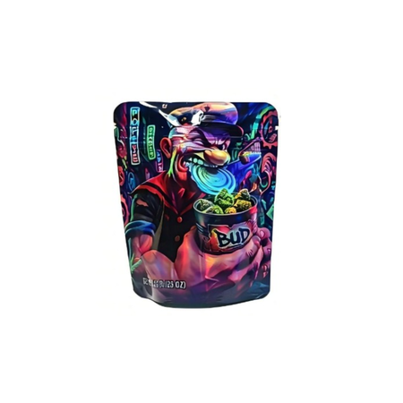 3.5g Popeye Design Mylar Bags x 100 bags (1 pack) SS-1011