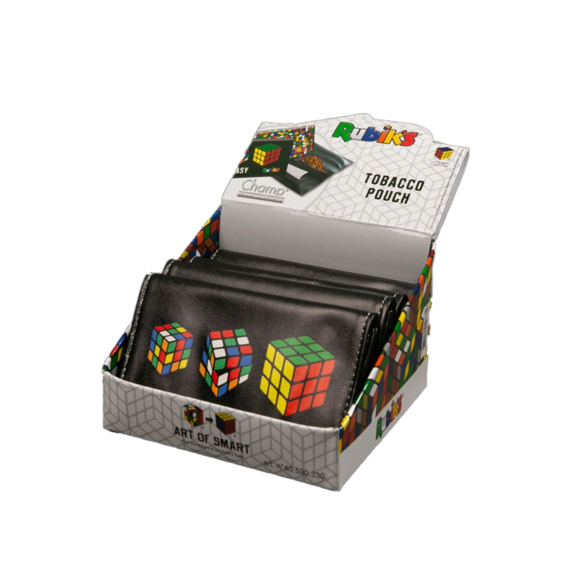 Clearance Champ-High Rubik's Pipe Tobacco Pouch Wallet Black x 8