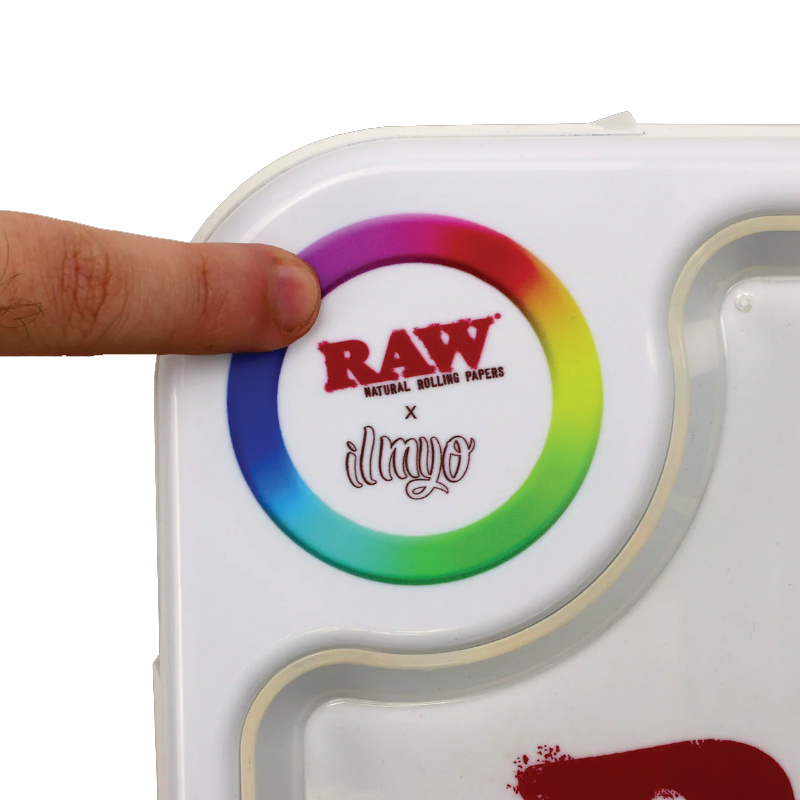 RAW X ILMYO Power Rolling Tray Colour Changing 28 x 21 x 4.5 cm