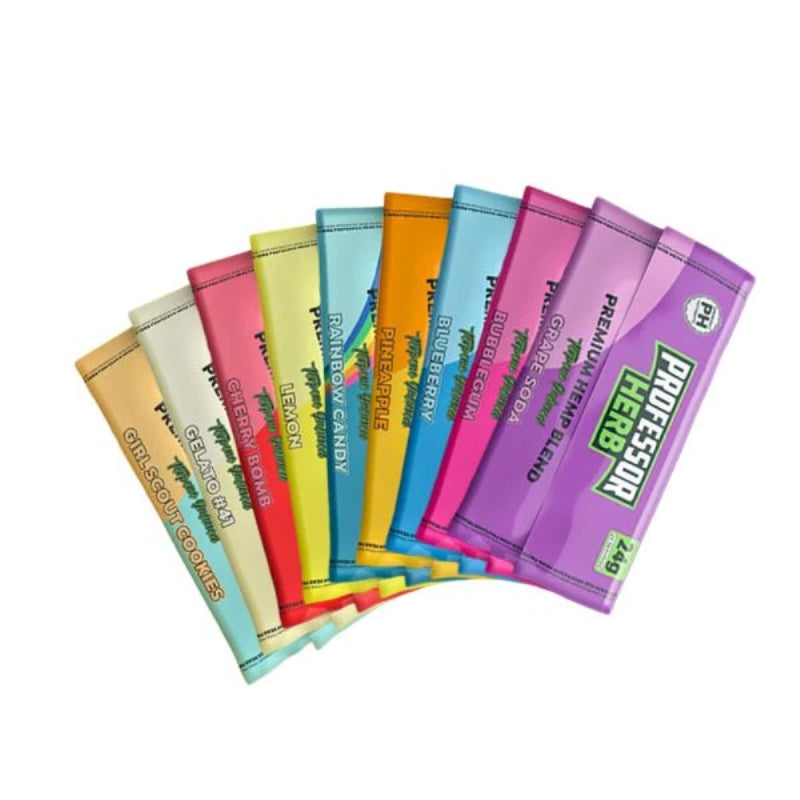 Professor Herb Premium Hemp Blend – Random Flavour Mixed Box of 10