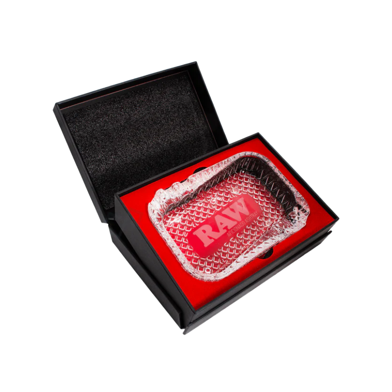 NEW RAW Aficionado Glass Ashtray x 1