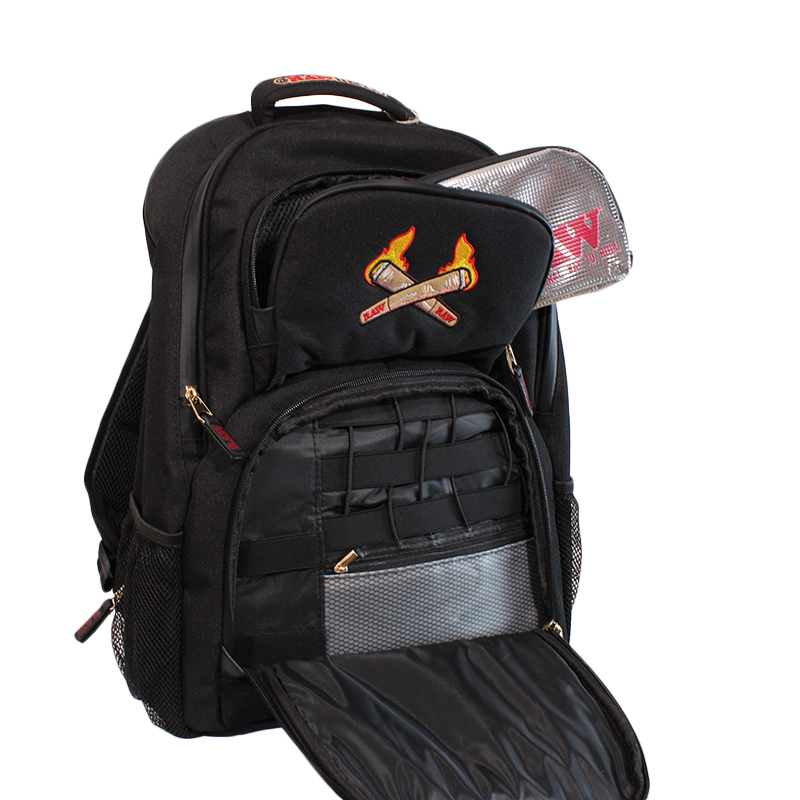 RAW Black Bakepack Bag Multi Pockets Pouch x 1