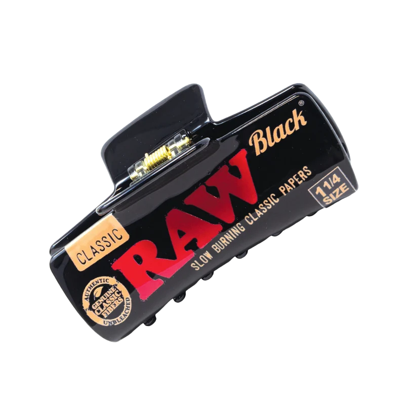 Exclusive RAW Pearl Hair Claw Black x 6 (1 display)