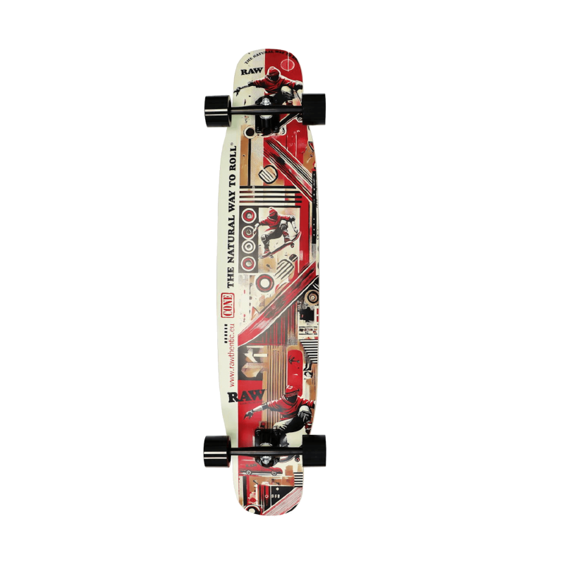 RAW SKATE BOARD BRAZIL GIRL FULLY ASSEMBLED