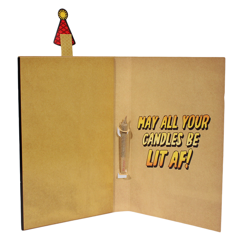 RAW Pop-Up Birthday Card 5 Pack