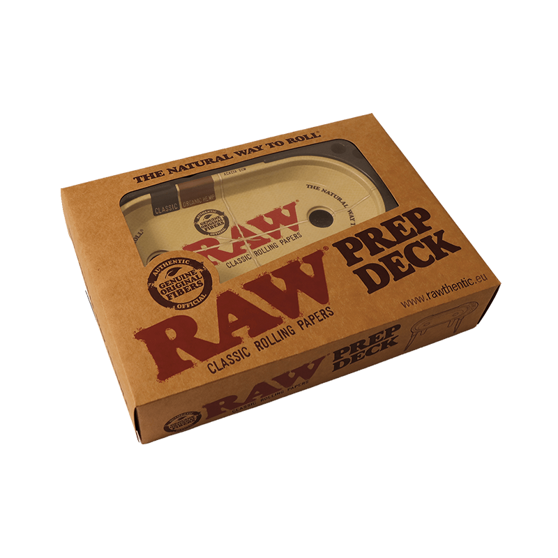 RAW Classic Prep Deck – Rolling Tray & Storage Station Accessory