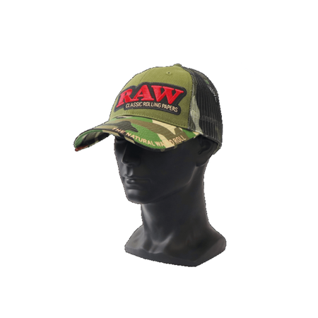 RAW TRUCKER HAT CAMO