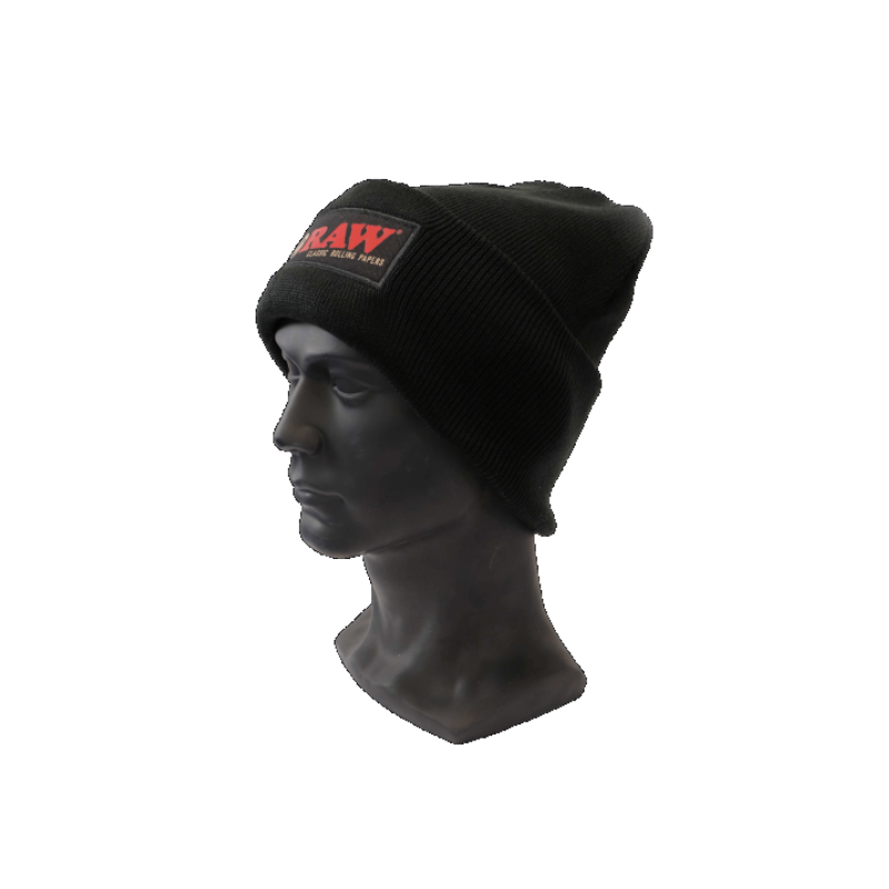 RAW Black HAT TAN STASH BEANIE x 1