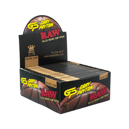 Limited Exclusive RAW X Gary Payton Organic Hemp King Size Slim Rolling Papers