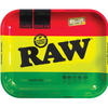 RAW Rasta Rolling Tray 13.4 x 10.9 x 1.2″
