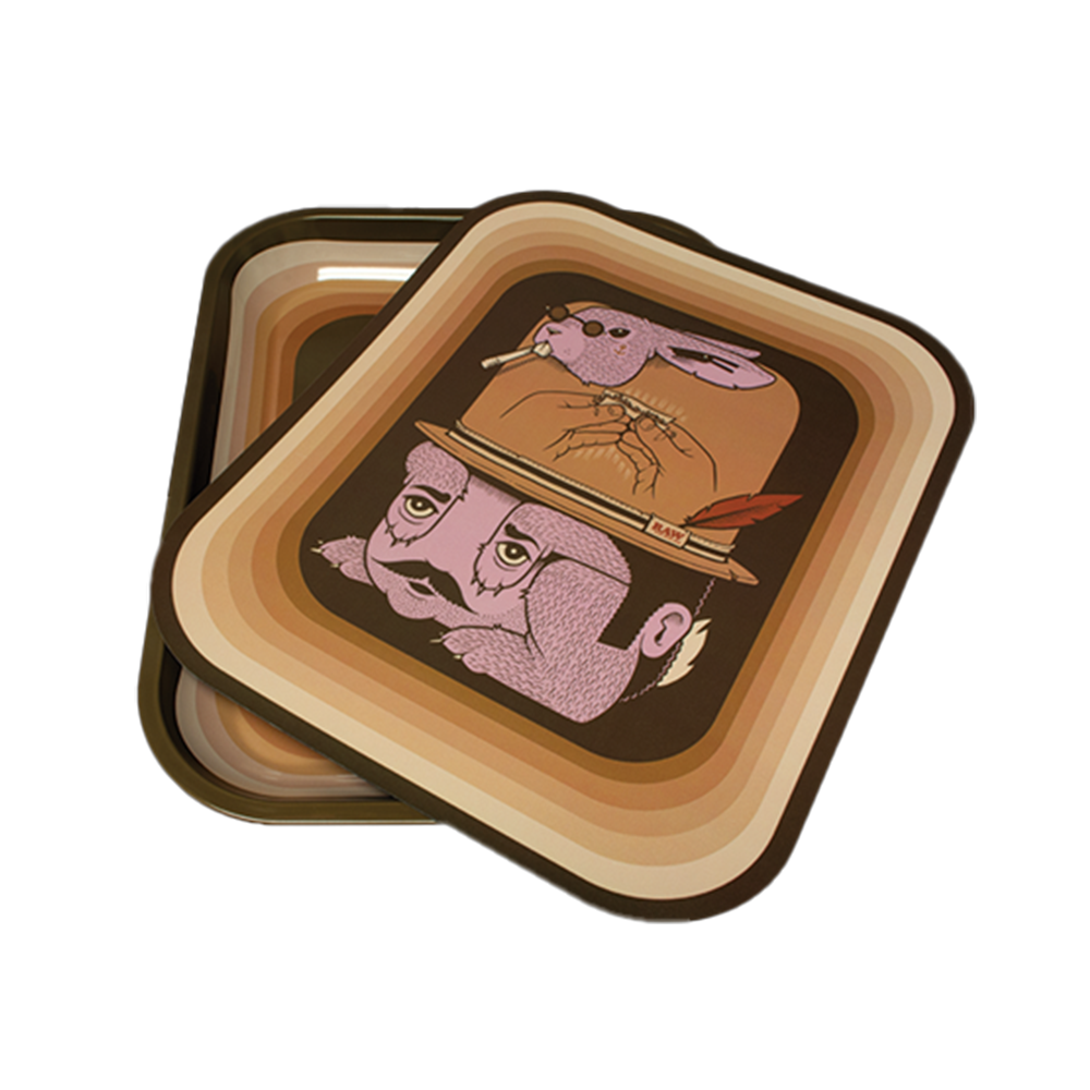 Limited Edition - RAW Rabbit Magnetic Cover for Rolling Tray Large