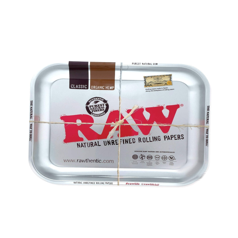 RAW-Silver-Metallic-Medium-Rolling-Tray