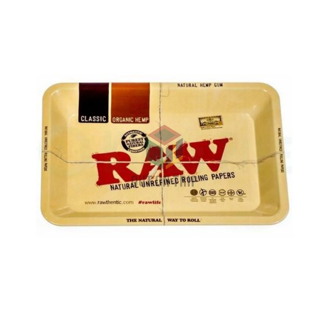 Authentic RAW Mini Metal Rolling Tray x 1