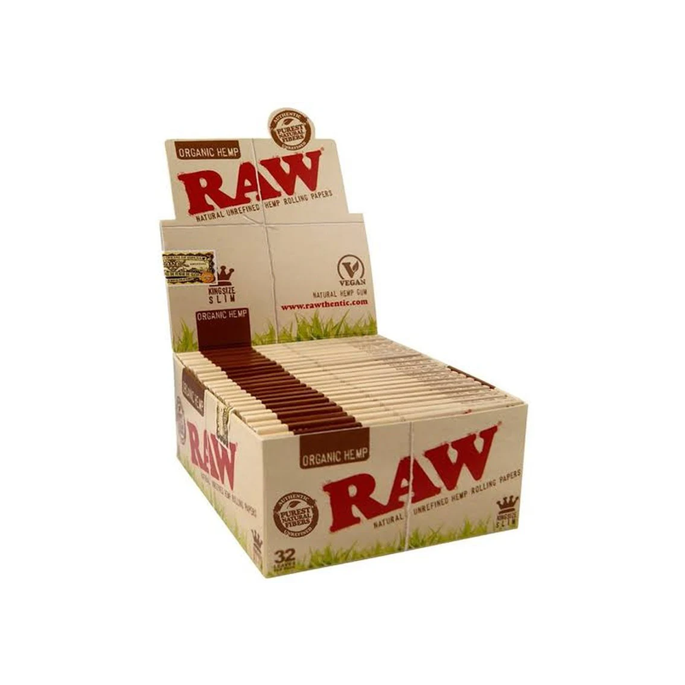 Raw Organic King Size Rolling Papers 50 pack