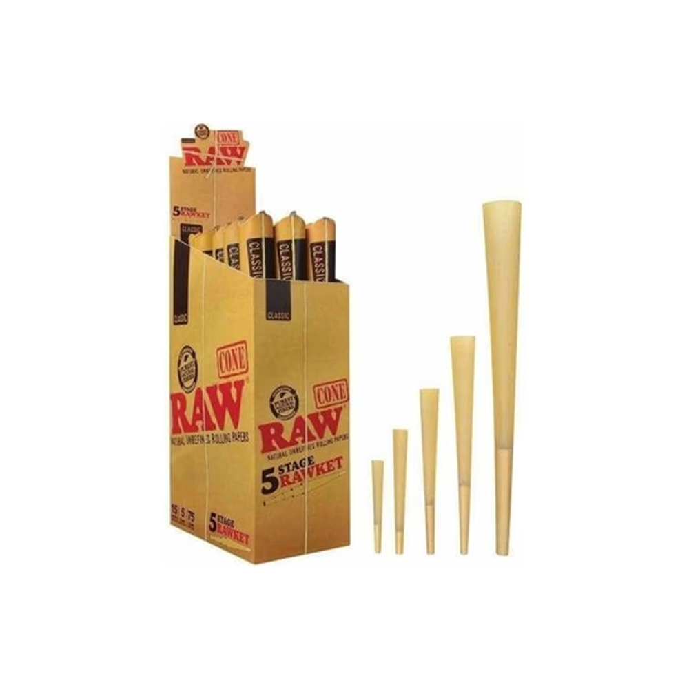 Raw Pre Rolled Cones 5 Stage Rawket