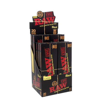 Raw-Black-Pre-Rolled-Cones-Pack-20-K/S