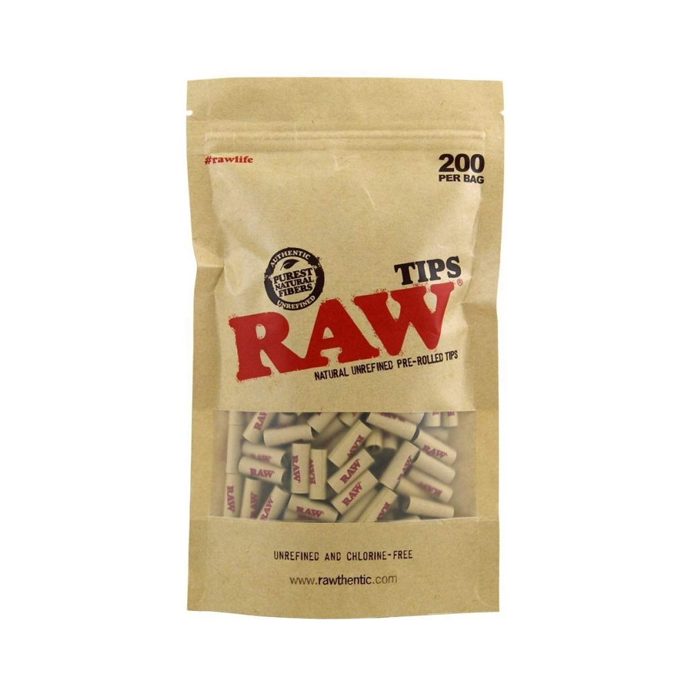 Raw Pre-rolled Roaches Tips Bag 200
