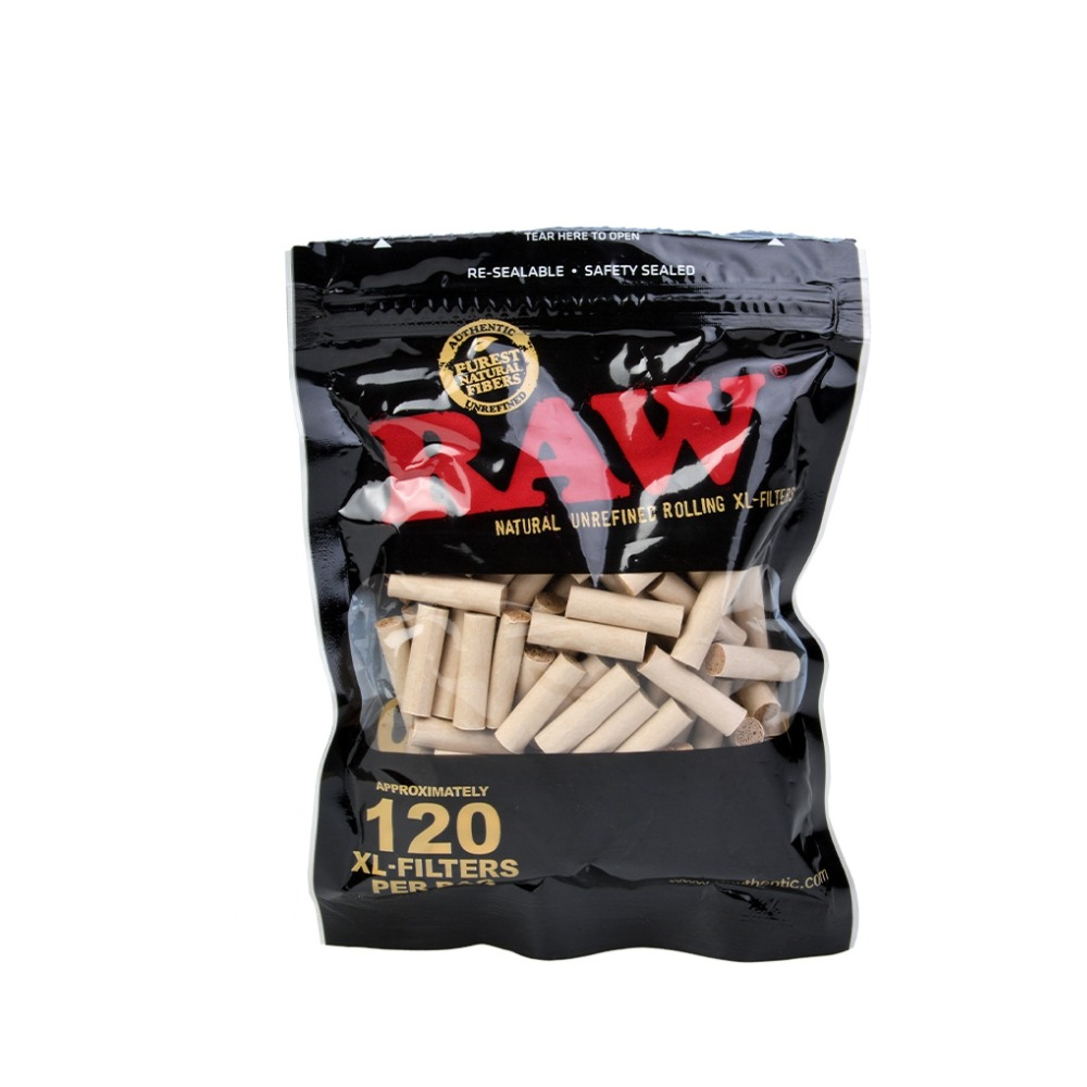 RAW Black Slim XL Filter 6mm 120 Pcs x 1 bag