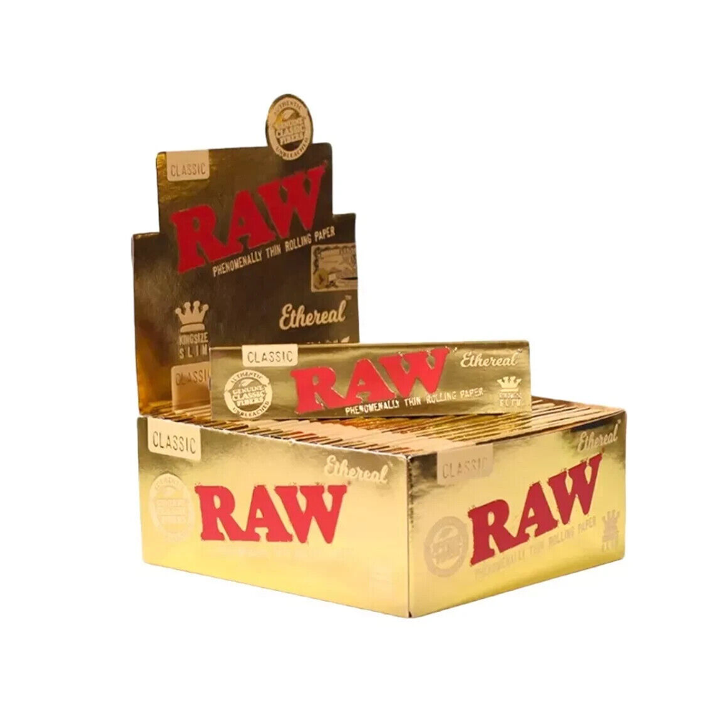 Raw Gold Ethereal Kingsize Slim Paper 50pck EU