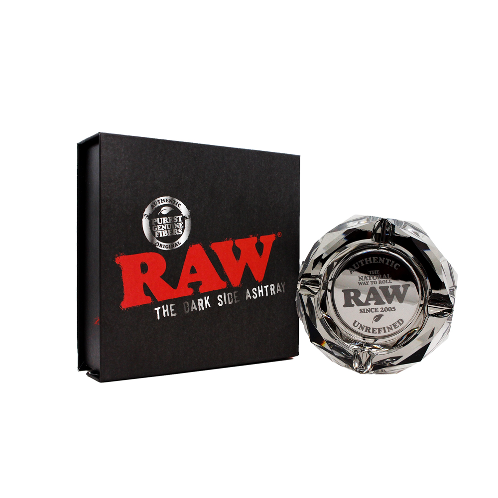 Raw Darkside Glass Ashtray x 1 in display box accessory