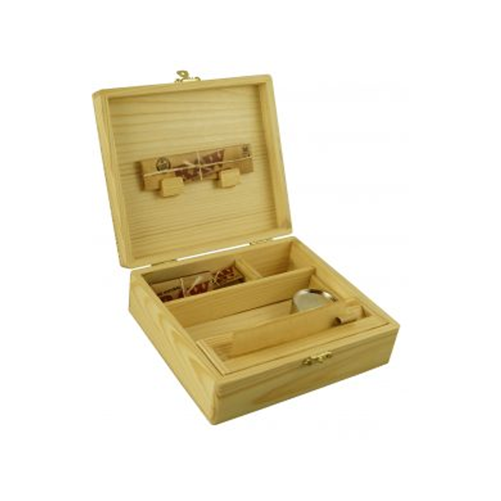 High Quality Rolling Supreme / Buddies T3 Wooden Box with Golden Clask
