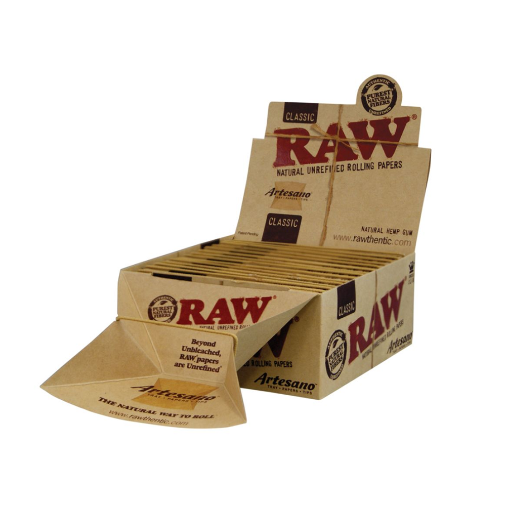 RAW Artesano Classic King Size Papers + Tips + Tray