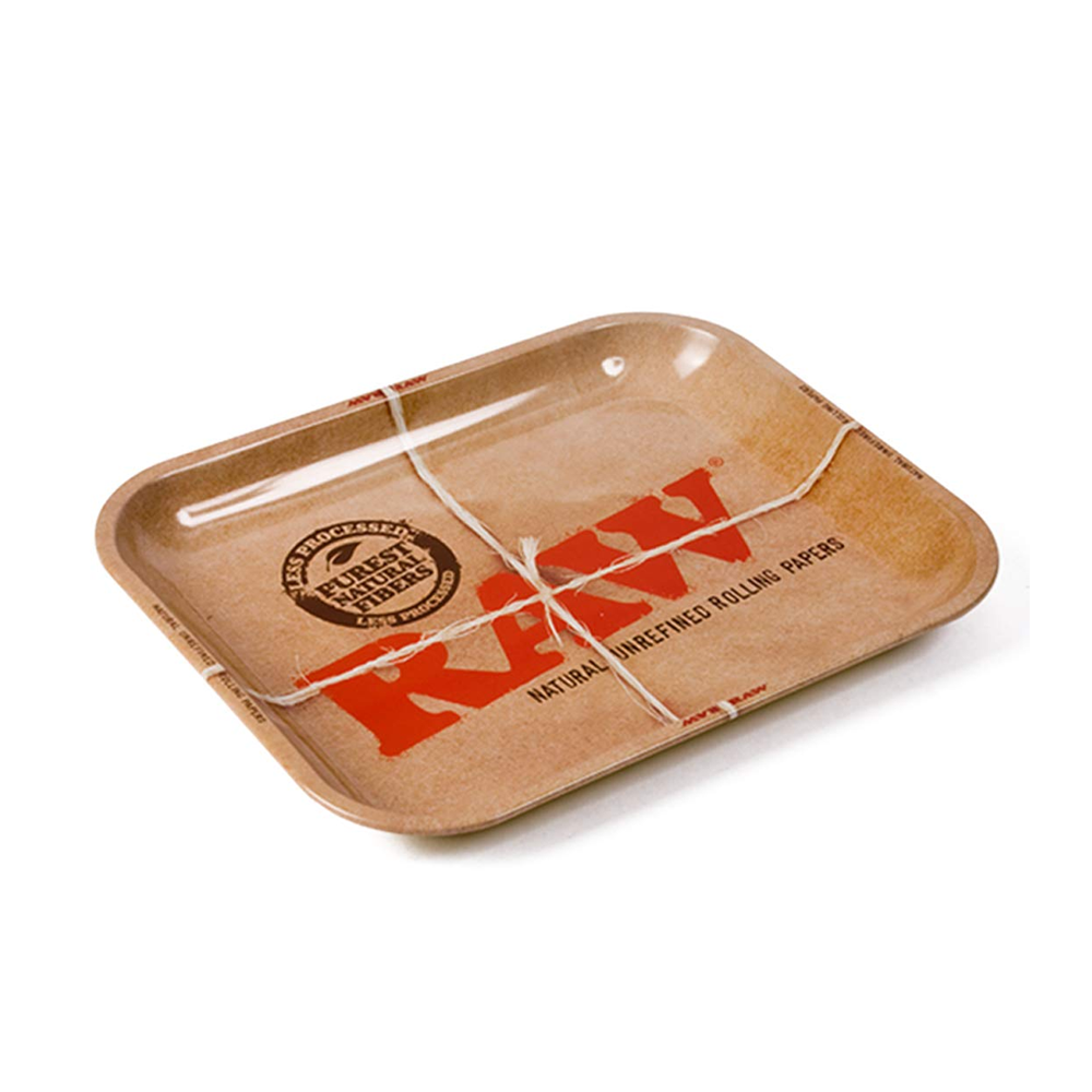 Extra Large Raw Metal Rolling Tray Brown XXL x 1