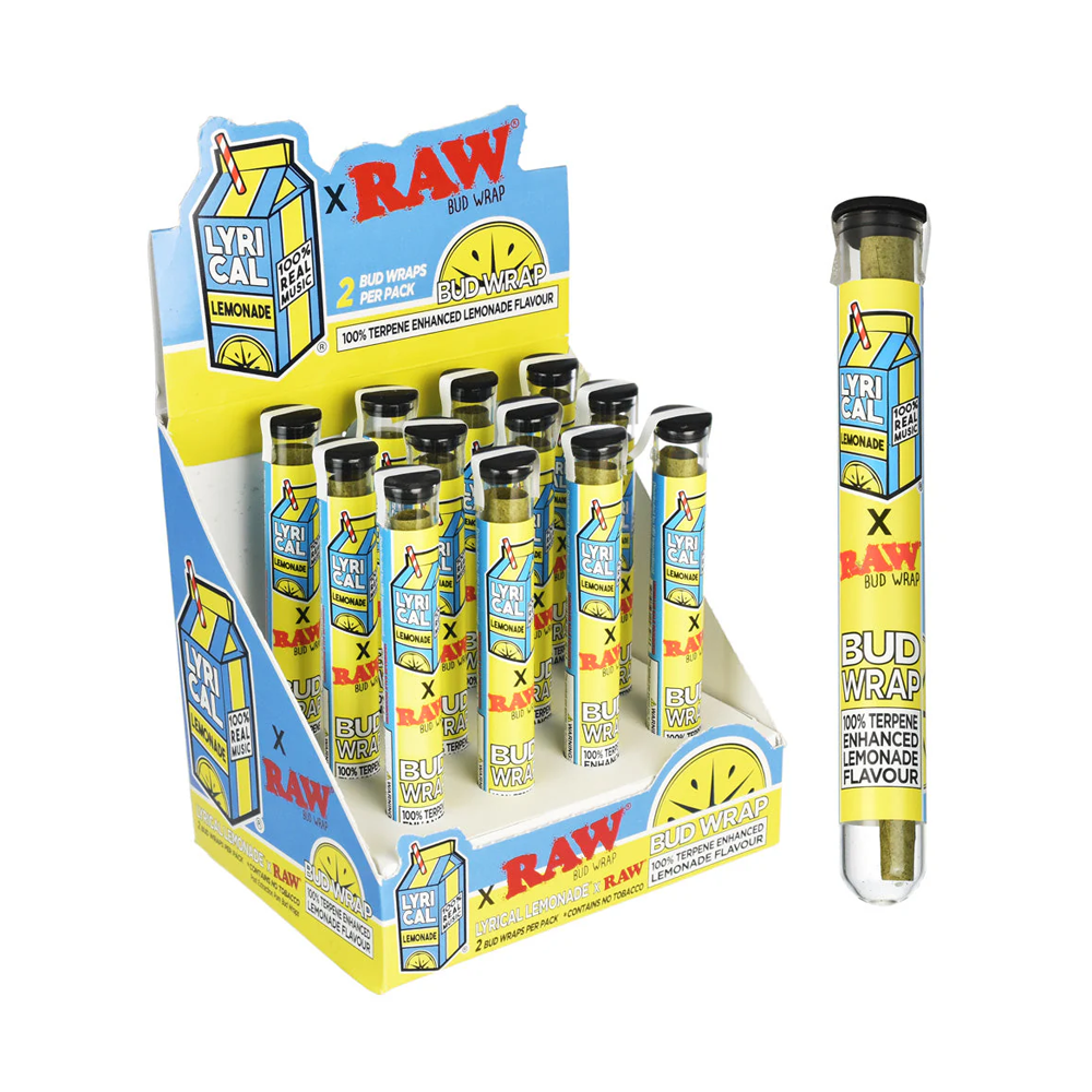 RAW Lyrical Lemonade Bud Wraps King Size 2 Pack 12ct