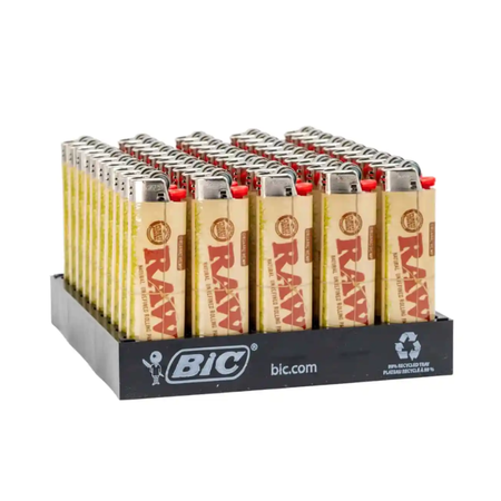 Exclusive BIC x RAW Organic | Disposable Lighter – 50 pack