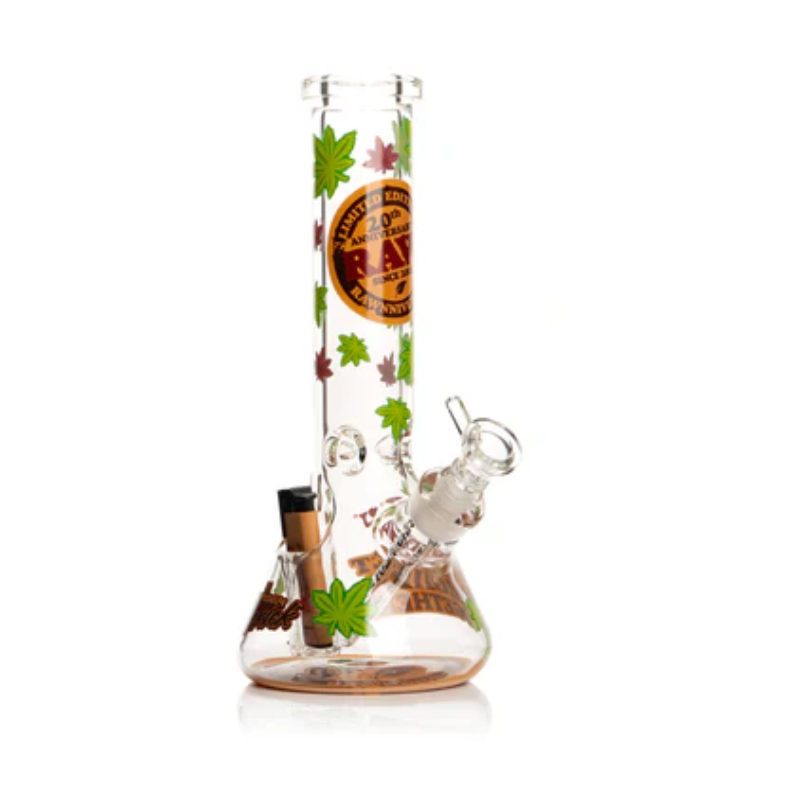 Super EXCLUSIVE Raw x Gear Premium 20th Anniversary 12" 7mm Sidekick Beaker Water Pipe - One time only!