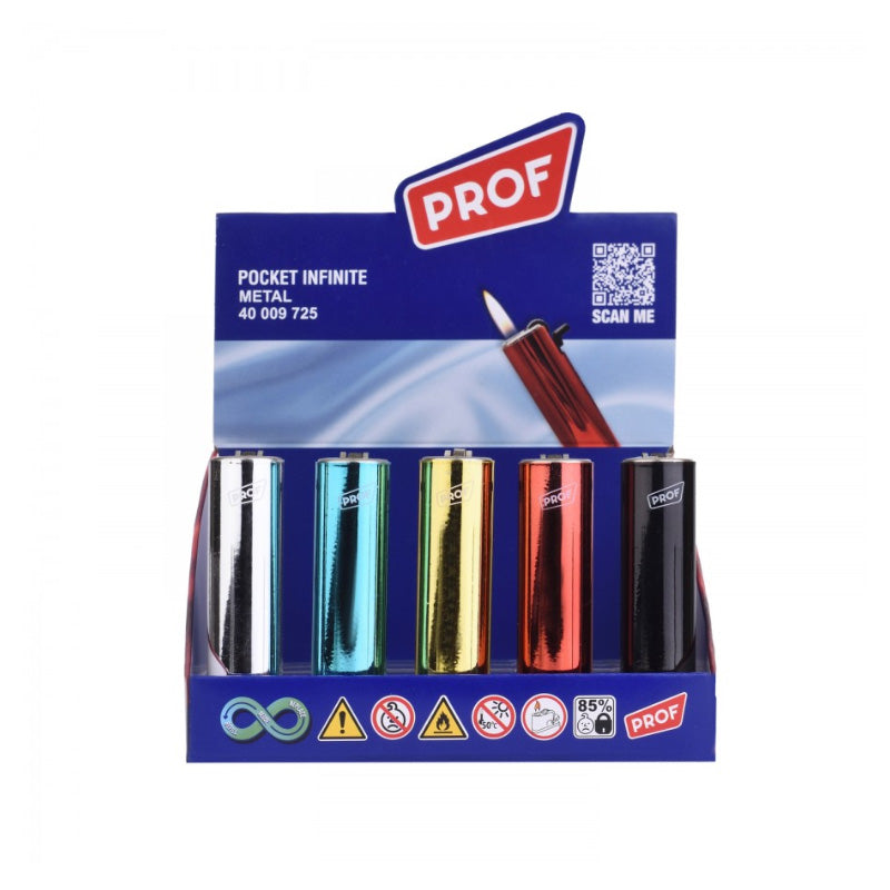 PROF METAL LIGHTER REFILL ROUND FLINT 1x25 units