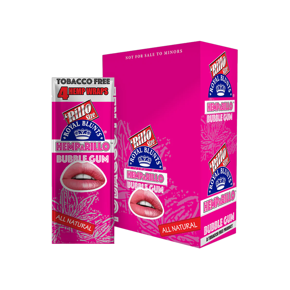 Royal Blunts Hemp Wrap Bubblegum 4pk