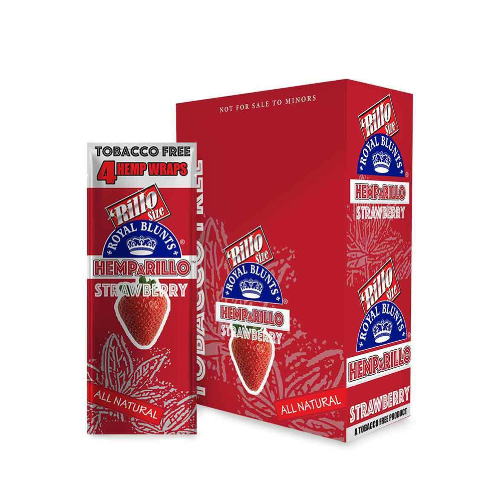 Royal Blunts Hemp Wrap Strawberry 4pk