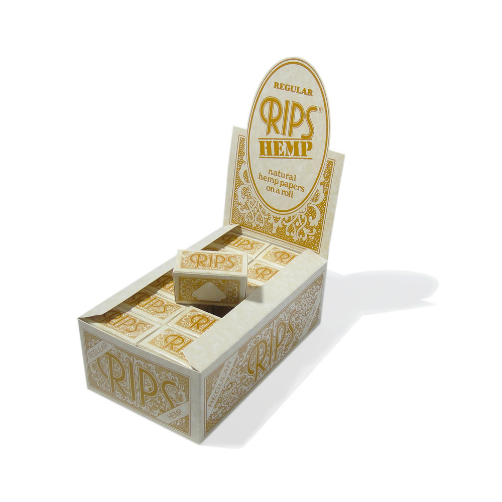 Rips Hemp Regular Rolling Paper  24 Rolls