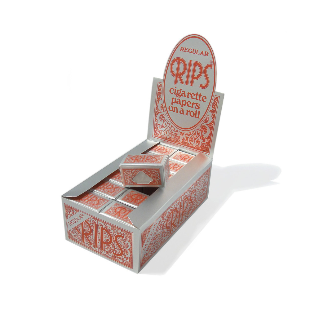Rips Red Regular Rolling Paper 24 Rolls