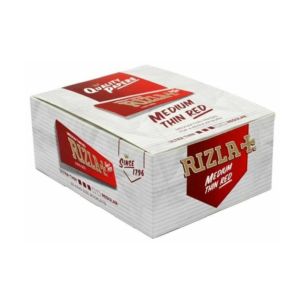 Rizla Red King Size Cigarette Rolling Papers Wide 50 pack